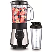 Moulinex Blend&amp-Go LM1BD - Batidora de Vaso de 300 W con jarra de plástico ligero y resitente de 1.3 L- incluye botella…